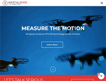 Tablet Screenshot of inertialsense.com